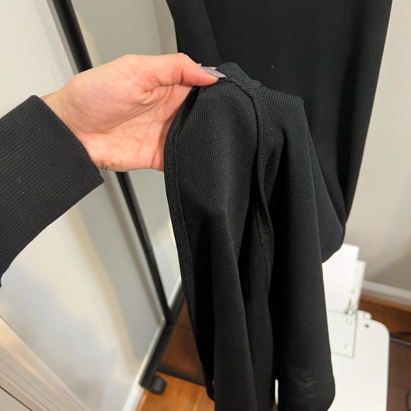 Nasty Gal double sided split black maxi dress - Picture 4 of 5